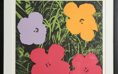 Andy Warhol, Flowers from Museu de Arte de Moderna, Sao