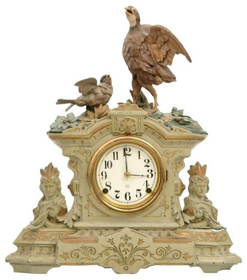 Ansonia Clock Co. "Pocahontas" Mantel Clock