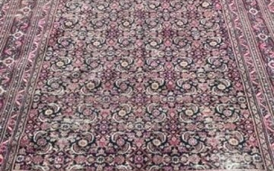 Antique 19th C Hand Knotted Persian Carpet