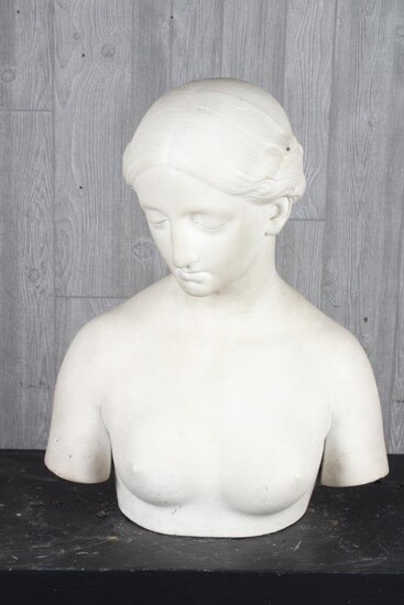 Antique 19th C Marble Bust