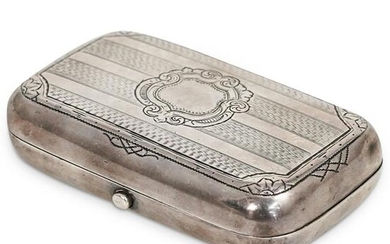Antique Russian Silver Cigarette Case