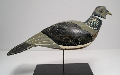 Antique Tur-iss Rocking Head Pigeon Decoy