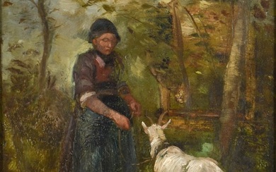 Anton Mauve (1838-1880) - Goat herder
