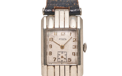 Art Deco White Gold Wristwatch Fidea, early 20th century
