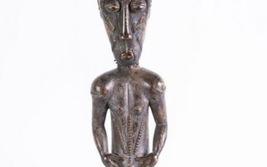 Arte africana Standing figure blolo bian, Baule Ivory