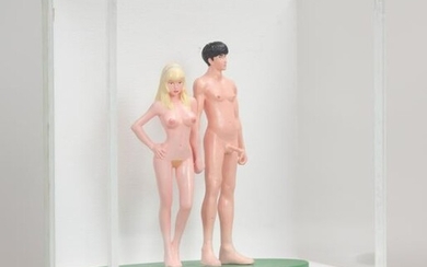 Artist Unknown Figural Sculpture "Adam & Eve"