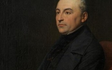 Ary SCHEFFER (1795-1858) Portrait d'un notable...