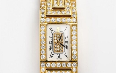 Audemars Piguet Diamond Pave' Charleston Watch, 18k