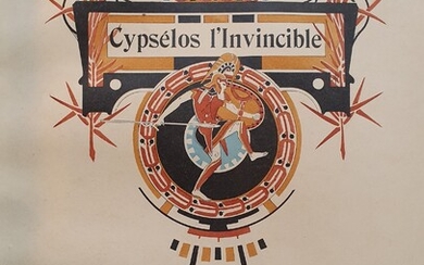 BERTHEROY (Augustin). Cypsélos l invincible. Conte grec. Paris, Henri Floury, 1904. Grand in-4, demi-maroquin citron...