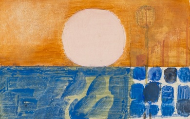 BRUNO SAETTI (1902 - 1984) Paesaggio con sole