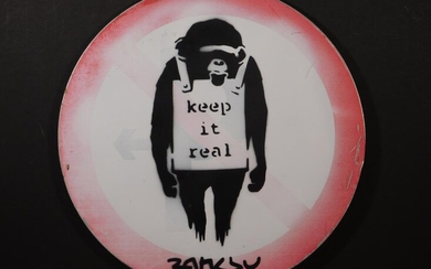 Banksy (Manner of/ Attributed): Keep It Real