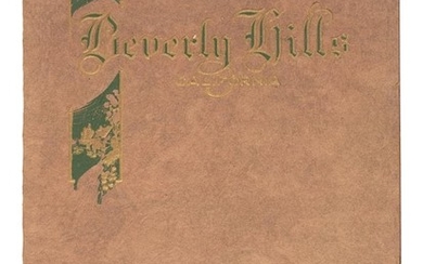 Beverly Hills promotional booklet 1920