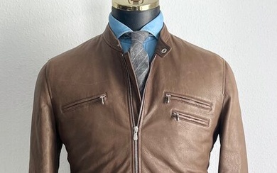 Brunello Cucinelli - Goose down Leather jacket