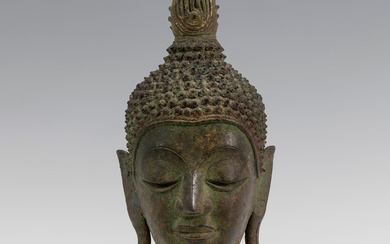 Buddha's head. Kingdom of Lan Na. Fang, 15th century.