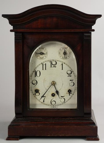 CAC Germany mahogany bracket clock