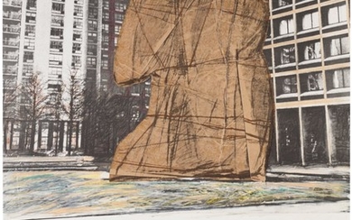 CHRISTO (B. 1935), Wrapped Sylvette, Project for Washington Square Village, New York, from: Hommage à Picasso