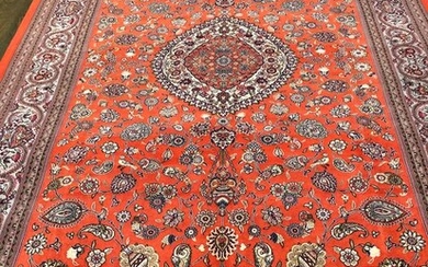 Carpet, Ghoum jamshidi - Wool on Cotton - Late 20th century
