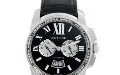 Cartier Calibre Stainless Steel Men's 42mm Watch 3