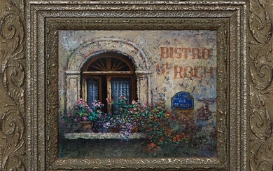 Chan (Paris), "Bistro St. Roch," 1999, oil on canvas
