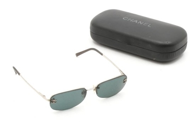 Chanel CC Logo 4099 Rimless Sunglasses with Case