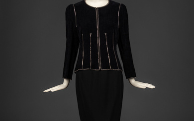 Chanel Velvet Jacket with Chain Details, 2006