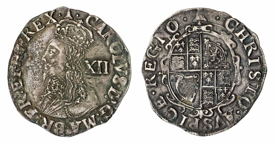 Charles I (1625-1649), Group D, Type 3a, Shilling, 1634-1635, Tower (under King), (m.m) CAROLVS...