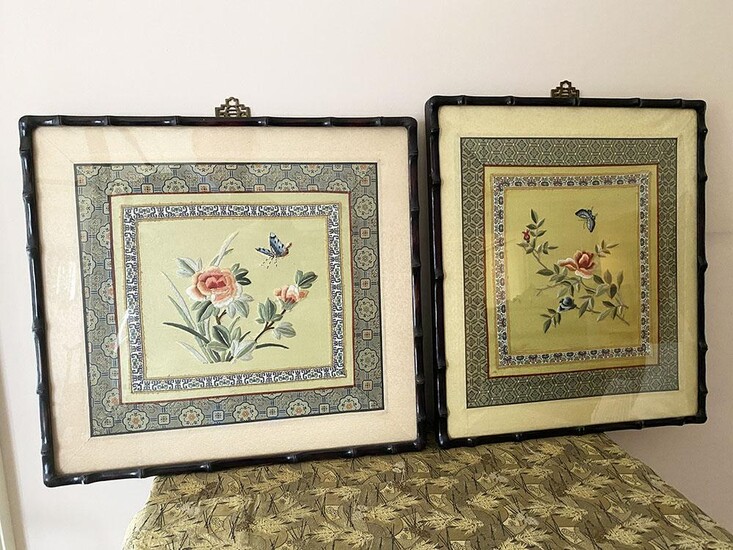 Chinese Framed Silk Textiles, RM2A