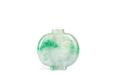 Chinese Green Jadeite Snuff Bottle