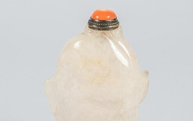 Chinese Jadeite Carving of Snuff Bottle