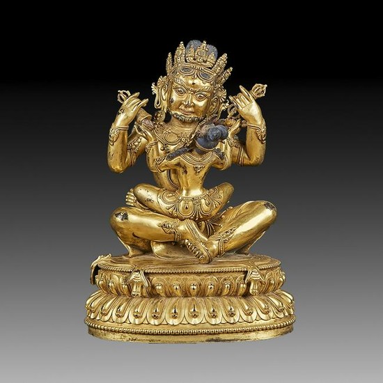 Chinese Ming Bronze Buddha Figure