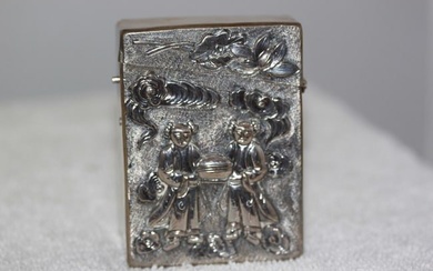 Chinese Sterling Silver Export Box Marked China