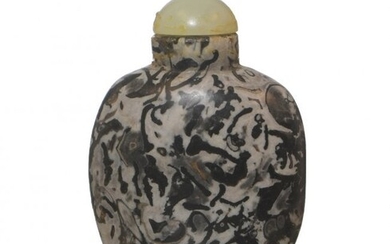 Chinese Stone Carved Snuff Bottle, 19th Century
