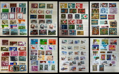 Classifier with about 280 new Portuguese stamps.