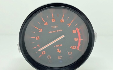 Clock - Ferrari - Ferrari 328 208 Turbo Rev Counter by Veglia Borletti