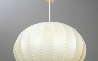 'Cocoon' pendant lamp, 1960s. Diameter 48 cm, height 35 cm.