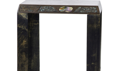 Colette Denton, enamel decorated table