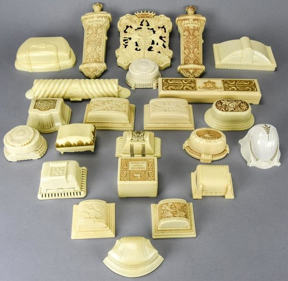 Collection Vintage Celluloid Figural Jewelry Boxes