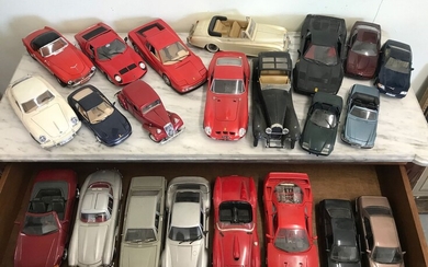 Collection de voitures Dont Porsche, Fe...