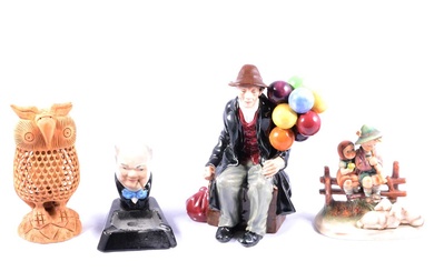 Collection of assorted ceramic figurines