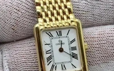 Concord 18K Yellow Gold Ladies Swiss Watch RARE $8900 MSRP EXCELLENT