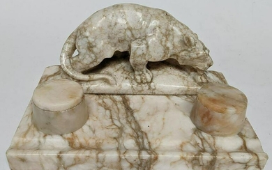 Continental Crouching Tiger Inkwell