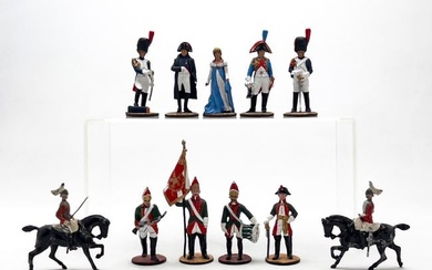 Continental - Miniature Lead Military Figurines, Group of 11