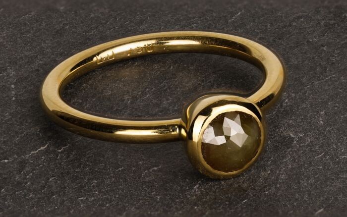 Costin Tira - 18 kt. Gold - Ring - 1.20 ct Diamond