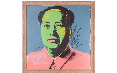 D'après Andy Warhol (américain, 1928 - 1987), Mao 1972 (Green), non signé, huile sur toile,...