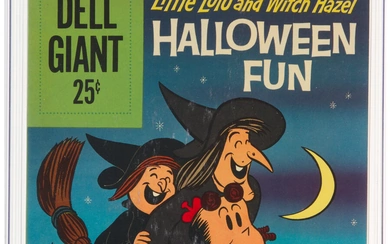 Dell Giant #36 Little Lulu and Witch Hazel Halloween...