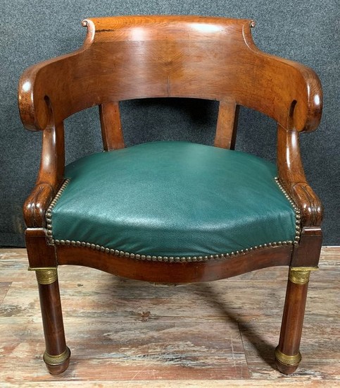 Desk chair - Empire - Mahogany - Early 19th century
