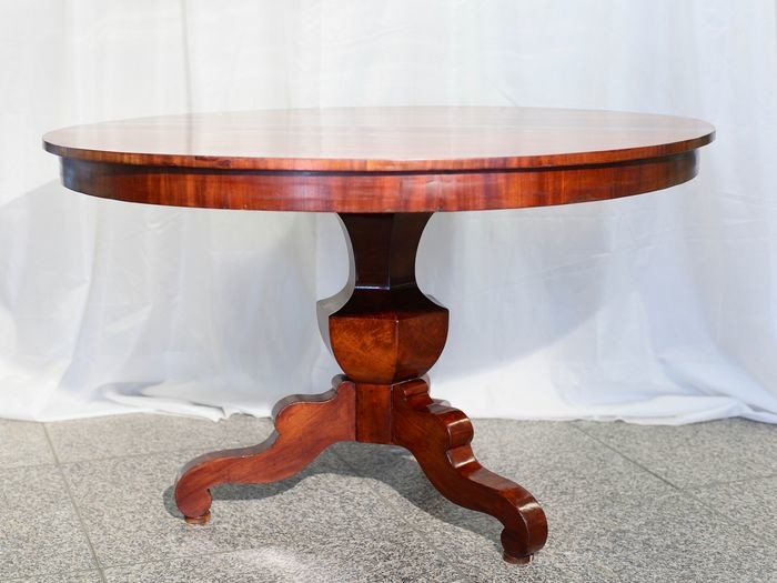 Dining table - Biedermeier - Mahogany - 19th century