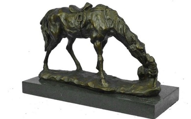 Dog And Horse Friendship Bronze Sculpture