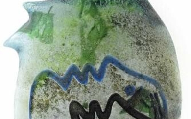 Ermanno Nason - Rare Murano glass Vase scavo “ Profili