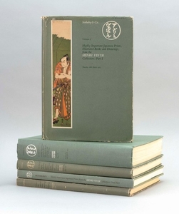 FIVE VOLUMES: SOTHEBY'S HENRI VEVER COLLECTION Four volumes on Japanese prints and one volume on Japanese prints, drawings, and pain..